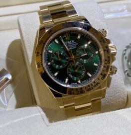 116508/ロレックス ROLEX デイトナ YGグリーン文字盤 腕時計の買取実績 ...