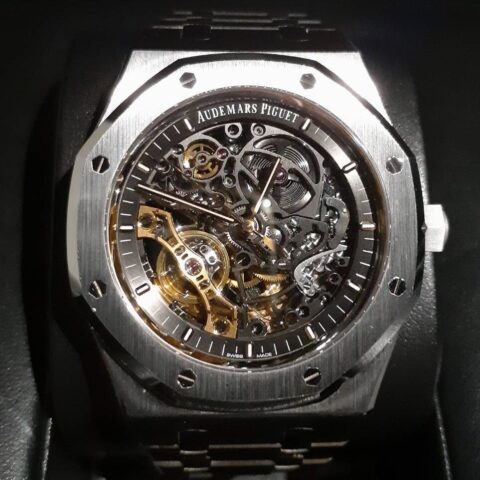 15407ST.OO.1220ST.01/オーデマピゲ　AUDEMARSPIGUET　ロイヤルオーク ダブルバランスホイール オープンワーク　腕時計