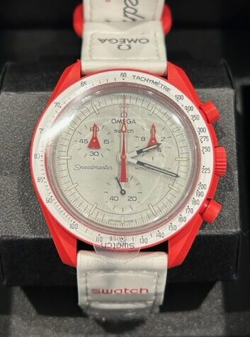 SO33R100/スウォッチ×オメガ Swatch×OMEGA ミッション トゥ マーズ  