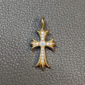 クロムハーツ　Chrome Hearts　ファットクロス　22K　アクセサリー