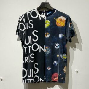 ルイ・ヴィトン　LOUIS VUITTON　ギャラクシープリント クルーネックTシャツ　アパレル