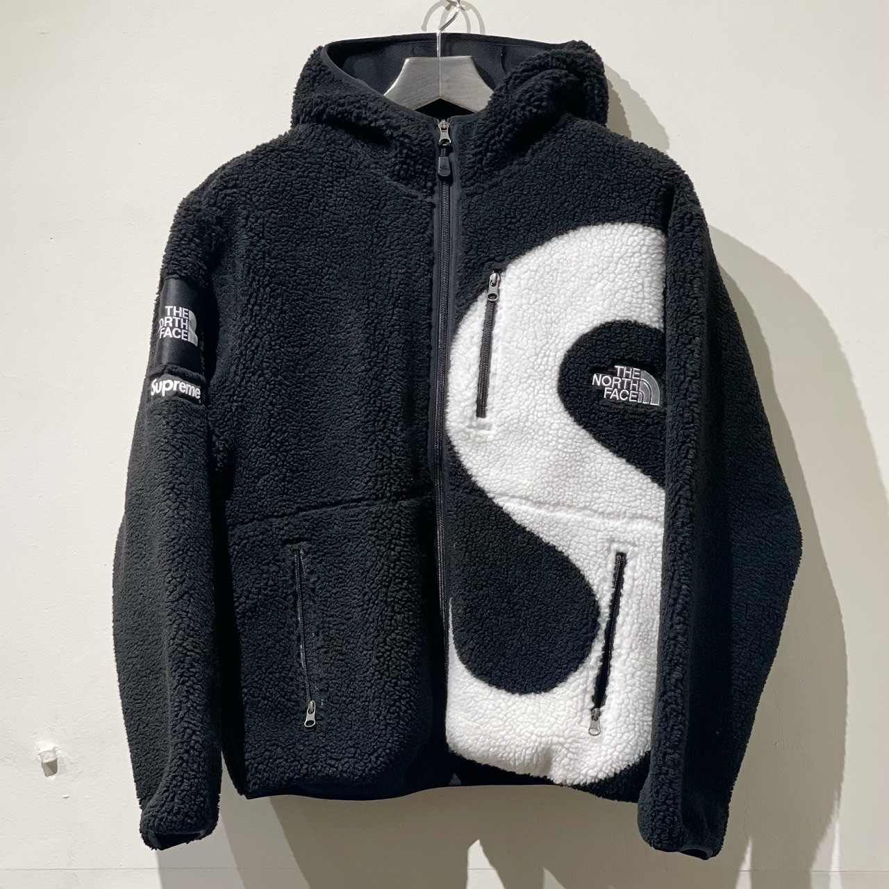 【極美品】シュプリーム × ザノースフェイス Sロゴ ボアブルゾン S ライム imgrc0129398662.jpg
