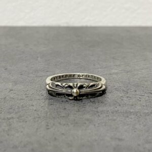 クロムハーツ　Chrome Hearts　ベビークラシック　フローラル　リング　アクセサリー