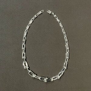 ティファニー　Tiffany＆Co.　ハードウェア　グラジュエイテッド リンク ネックレス　SV　アクセサリー