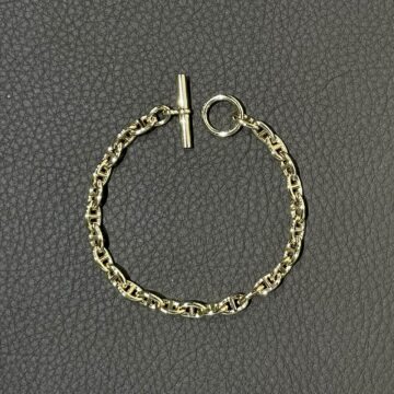 エルメス　Hermes　シェーヌダンクルTPM　YG　ブレスレット　アクセサリー