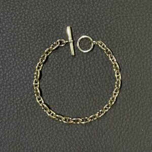 エルメス　Hermes　シェーヌダンクルTPM　YG　ブレスレット　アクセサリー