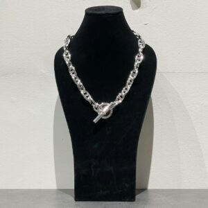 エルメス　Hermes　シェーヌダンクルGM　ＳＶ　ネックレス　アクセサリー
