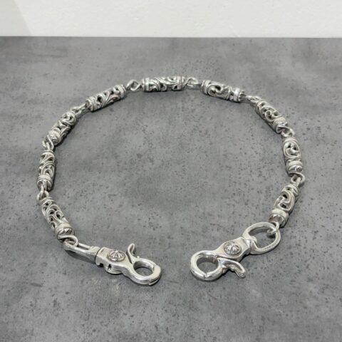 クロムハーツ Chrome Hearts オールド ローラー ロング ウォレットチェーン 小物