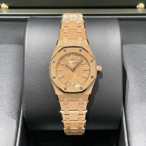 オーデマピゲ　AUDEMARSPIGUET　ロイヤルオーク　ミニ　フロステッドゴールド　67630OR.GG.1312OR.01-Ｂ　腕時計