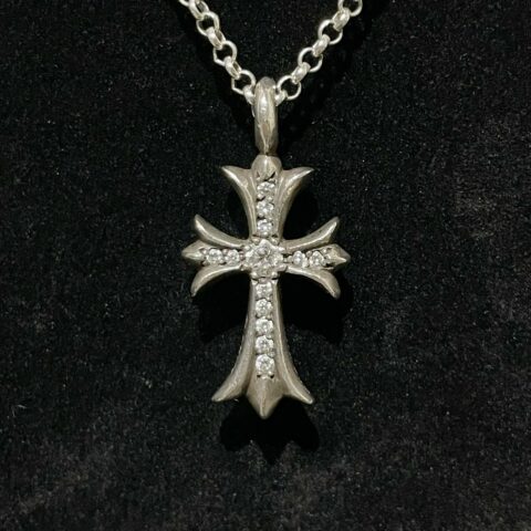 クロムハーツ Chrome Hearts タイニーファットクロス パヴェダイヤ アクセサリー