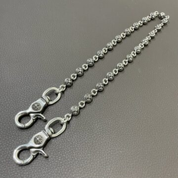 クロムハーツ Chrome Hearts 2ボール2クリップ　ウォレットチェーン　小物