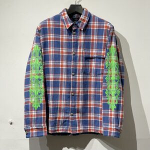 クロムハーツ Chrome Hearts　WORK’N SHIRT JNKYRS PLD BLUE　アパレル
