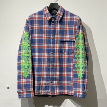 クロムハーツ Chrome Hearts　WORK’N SHIRT JNKYRS PLD BLUE　アパレル