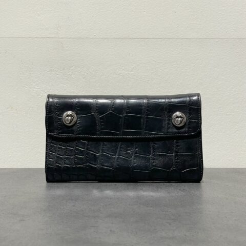 クロムハーツ Chrome Hearts アリゲーターWAVEウォレット 財布