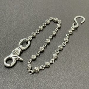 クロムハーツ Chrome Hearts　#1クロスボール　ショート　ウォレットチェーン　小物