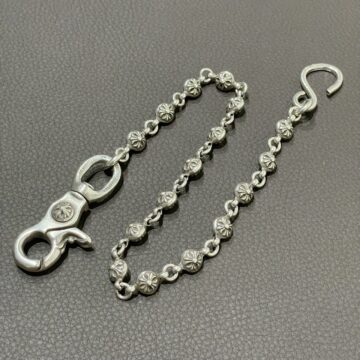 クロムハーツ Chrome Hearts　#1クロスボール　ショート　ウォレットチェーン　小物