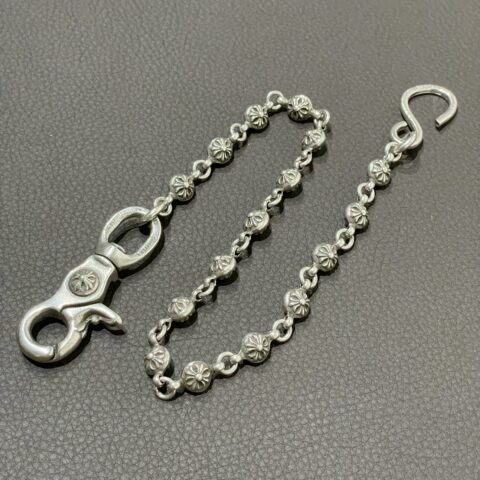 クロムハーツ Chrome Hearts #1クロスボール ショート ウォレットチェーン 小物