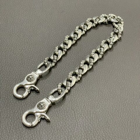 クロムハーツ Chrome Hearts ファンシー2クリップ ウォレットチェーン ショート 小物