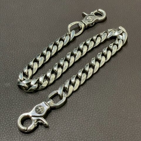 クロムハーツ Chrome Hearts　ウォレットチェーン　ロング　2クリップ　小物