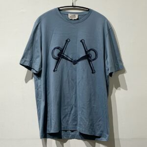 エルメス　Hermes　ホースビット刺繍　Tシャツ　アパレル