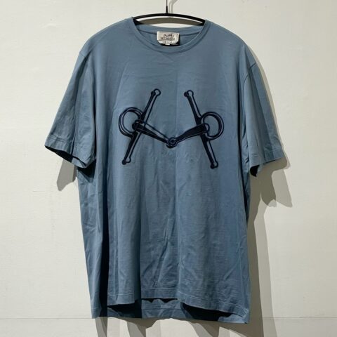 エルメス　Hermes　ホースビット刺繍　Tシャツ　アパレル