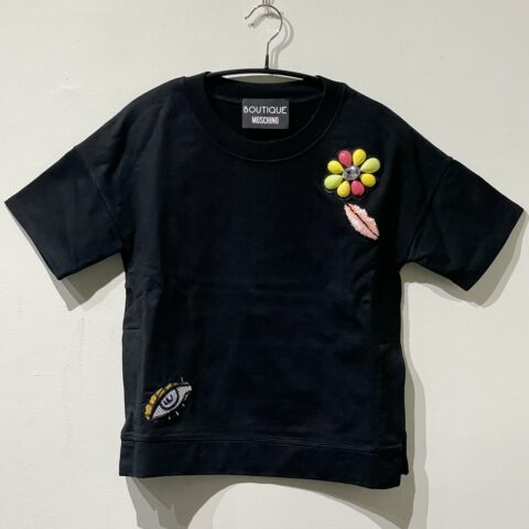 ブティックモスキーノ　BOUTIQUE MOSCHINO　アップリケ　Tシャツ　アパレル