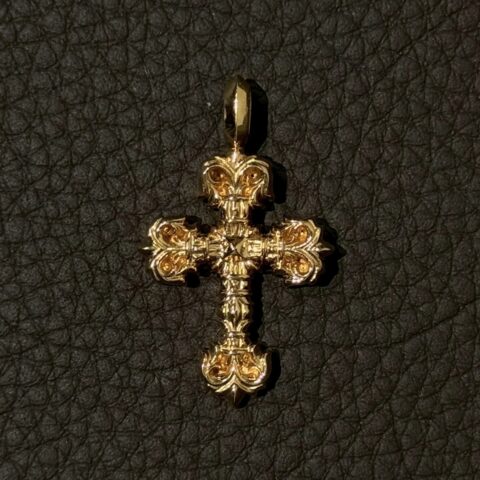 クロムハーツ　Chrome Hearts　タイニーフィリグリークロス　22K　アクセサリー