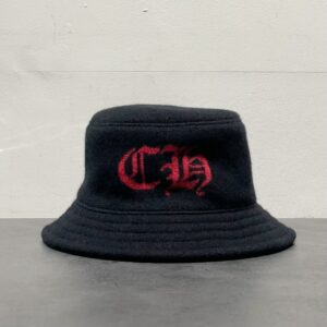 クロムハーツ　Chrome Hearts　CHロゴ　カシミア　バケットハット　小物