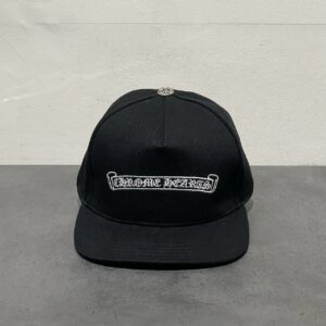クロムハーツ Chrome Hearts　スクロールラベル刺繡　ベースボールキャップ　小物