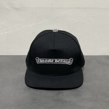 クロムハーツ Chrome Hearts　スクロールラベル刺繡　ベースボールキャップ　小物