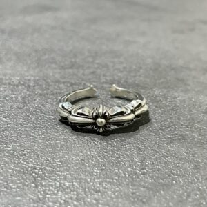 クロムハーツ Chrome Hearts　ベイビークラシック　リング　ダブルフローラル　アクセサリー