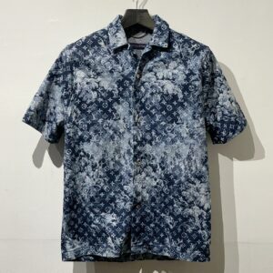 ルイ・ヴィトン　LOUIS VUITTON　モノグラム　デニム　半袖シャツ　アパレル