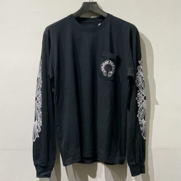クロムハーツ　Chrome Hearts　ホースシュー袖フローラル　ロンT　アパレル