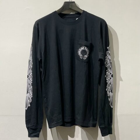 クロムハーツ　Chrome Hearts　ホースシュー袖フローラル　ロンT　アパレル