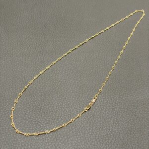 クロムハーツ Chrome Hearts　ツイストチェーン　20インチ　22K　7.69ｇ　アクセサリー
