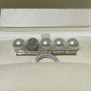 タサキ　TASAKI　バランス　ディケイド　パール＆ダイヤモンド　リング　アクセサリー