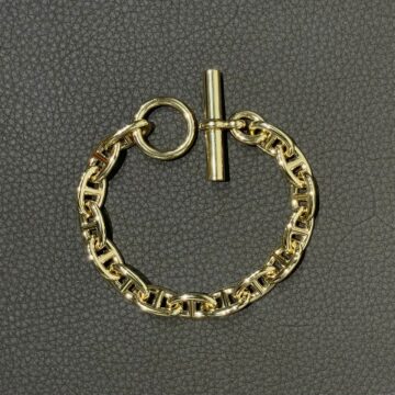 エルメス　Hermes　シェーヌダンクル　MM　YG　アクセサリー