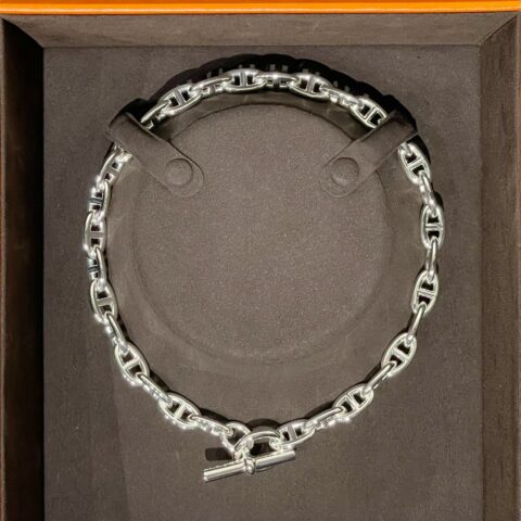 エルメス　Hermes　シェーヌダンクル　GM　SV　ネックレス　アクセサリー