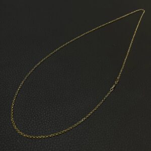 クロムハーツ Chrome Hearts　ロールチェーン　24インチ　22K　10.66ｇ　アクセサリー