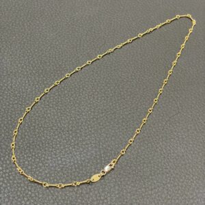 クロムハーツ Chrome Hearts　ツイストチェーン　20インチ　22K　7.61ｇ　アクセサリー