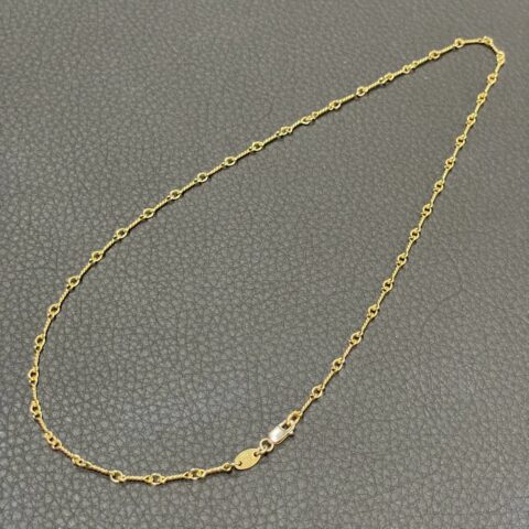 クロムハーツ Chrome Hearts　ツイストチェーン　20インチ　22K　7.61ｇ　アクセサリー