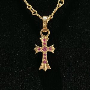 クロムハーツ Chrome Hearts　ベビーファットクロス　22K　2.94ｇ　アクセサリー