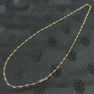 クロムハーツ Chrome Hearts　ツイストチェーン　16インチ　22K　6.30ｇ　アクセサリー