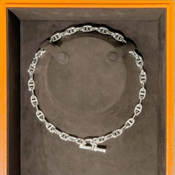エルメス　Hermes　シェーヌダンクル　MM　SV　ネックレス　アクセサリー