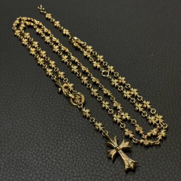 クロムハーツ Chrome Hearts　ベリーチョークチェーン　36インチ　22K　アクセサリー