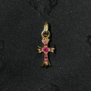 クロムハーツ Chrome Hearts　ベビーファット　チャーム　22K　ルビー　アクセサリー