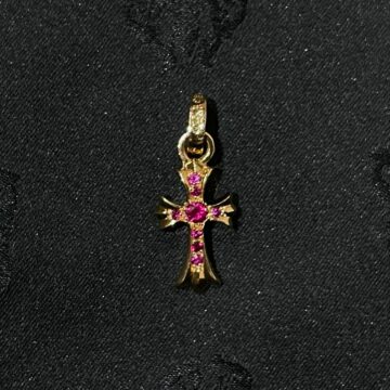 クロムハーツ Chrome Hearts　ベビーファット　チャーム　22K　ルビー　アクセサリー