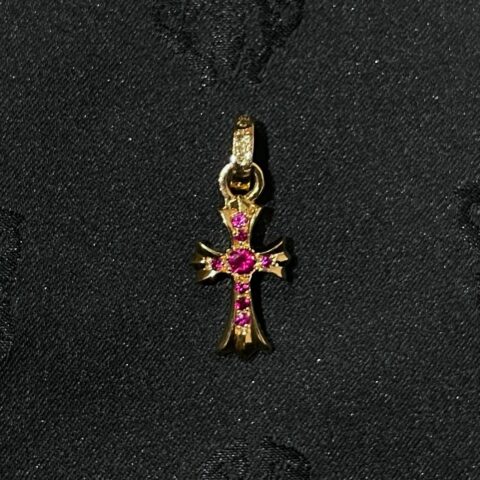 クロムハーツ Chrome Hearts　ベビーファット　チャーム　22K　ルビー　アクセサリー