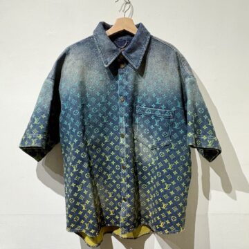 ルイ・ヴィトン　LOUIS VUITTON　レインボー　モノグラムデニムシャツ　アパレル